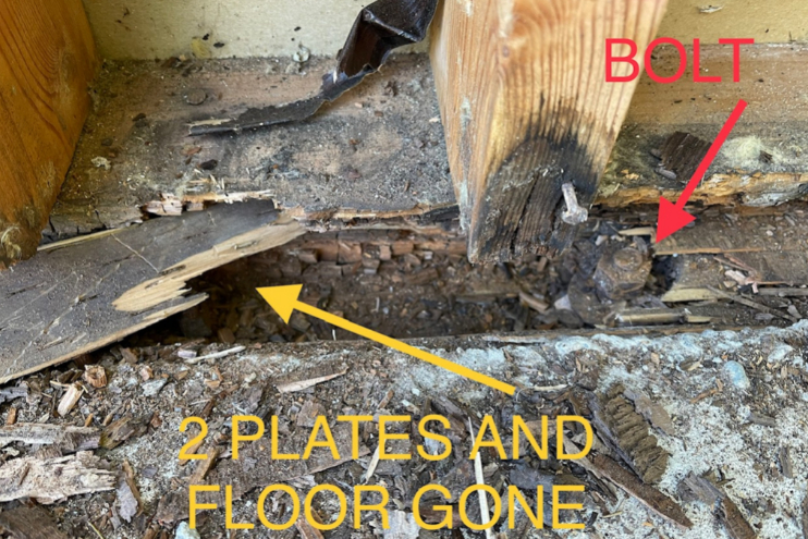 Basement Dry Rot Sill Plates