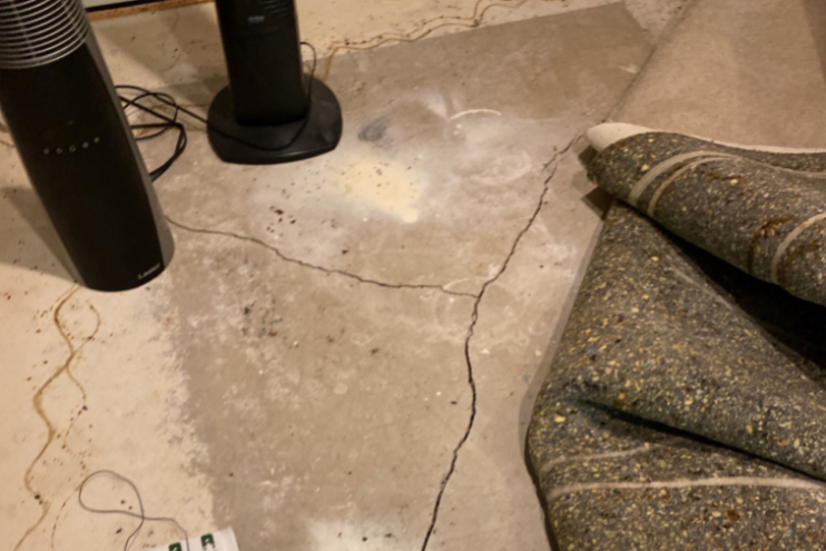 Basement Floor Cracks