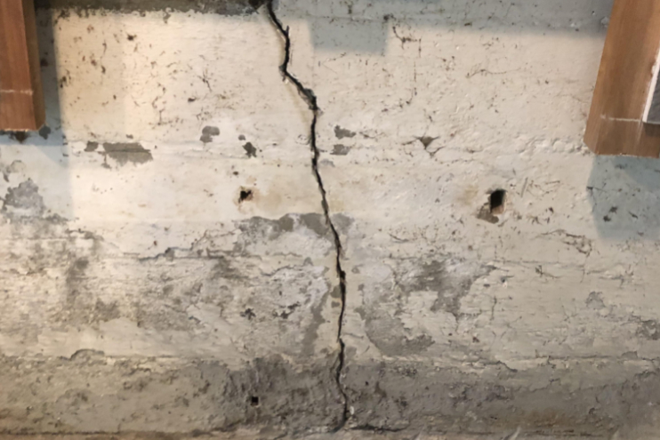 Basement Foundation Wall Crack