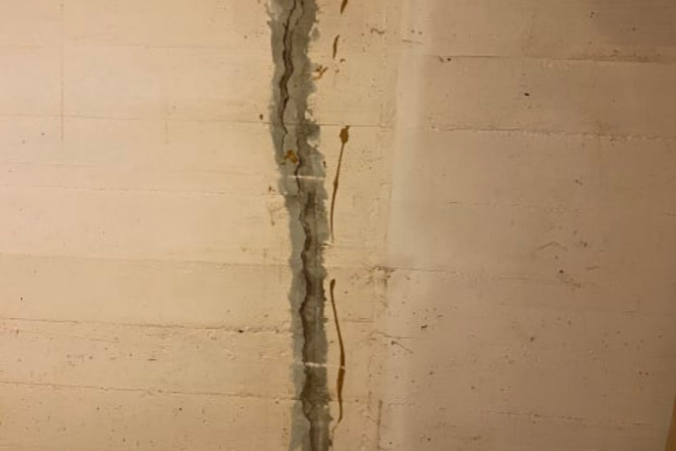 Major Basement Wall Crack